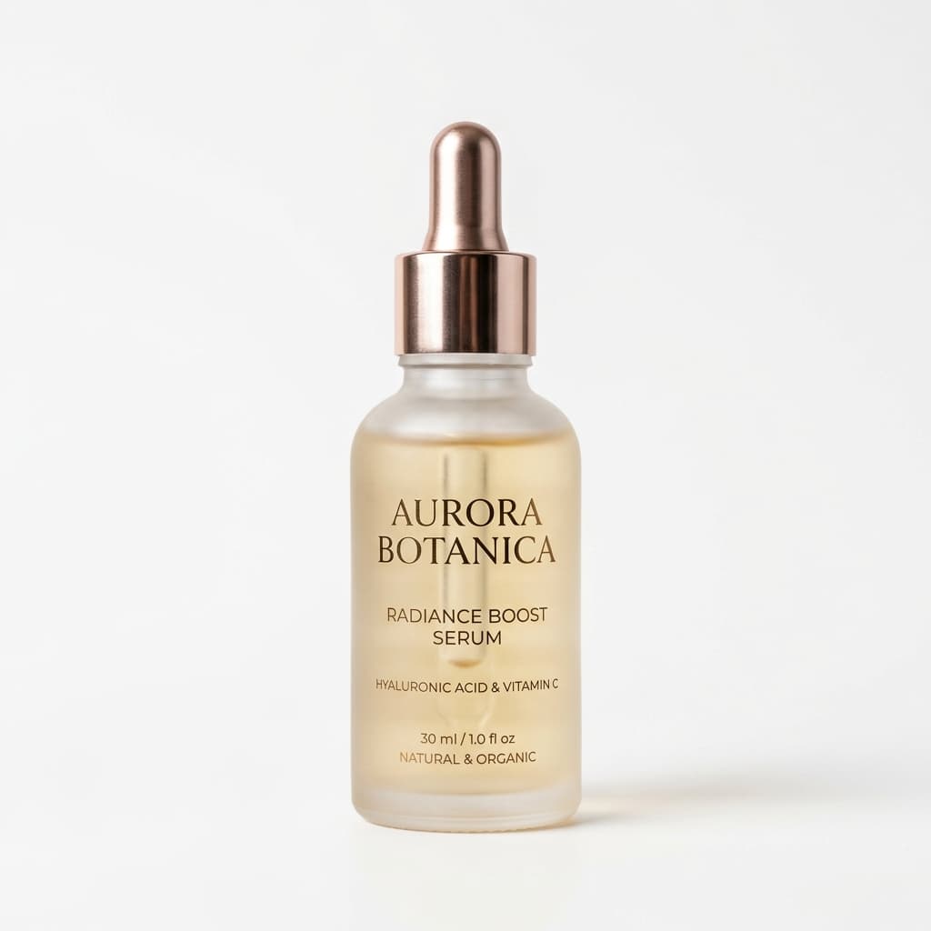 Serum Facial Aurora Botanica con 脕cido Hialur贸nico